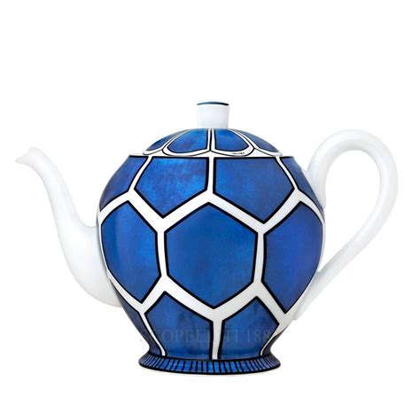 hermes tea pot blue|hermes tableware.